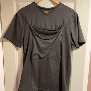 The Lalabu Dad Shirt - Charcoal Simple Grey - Large